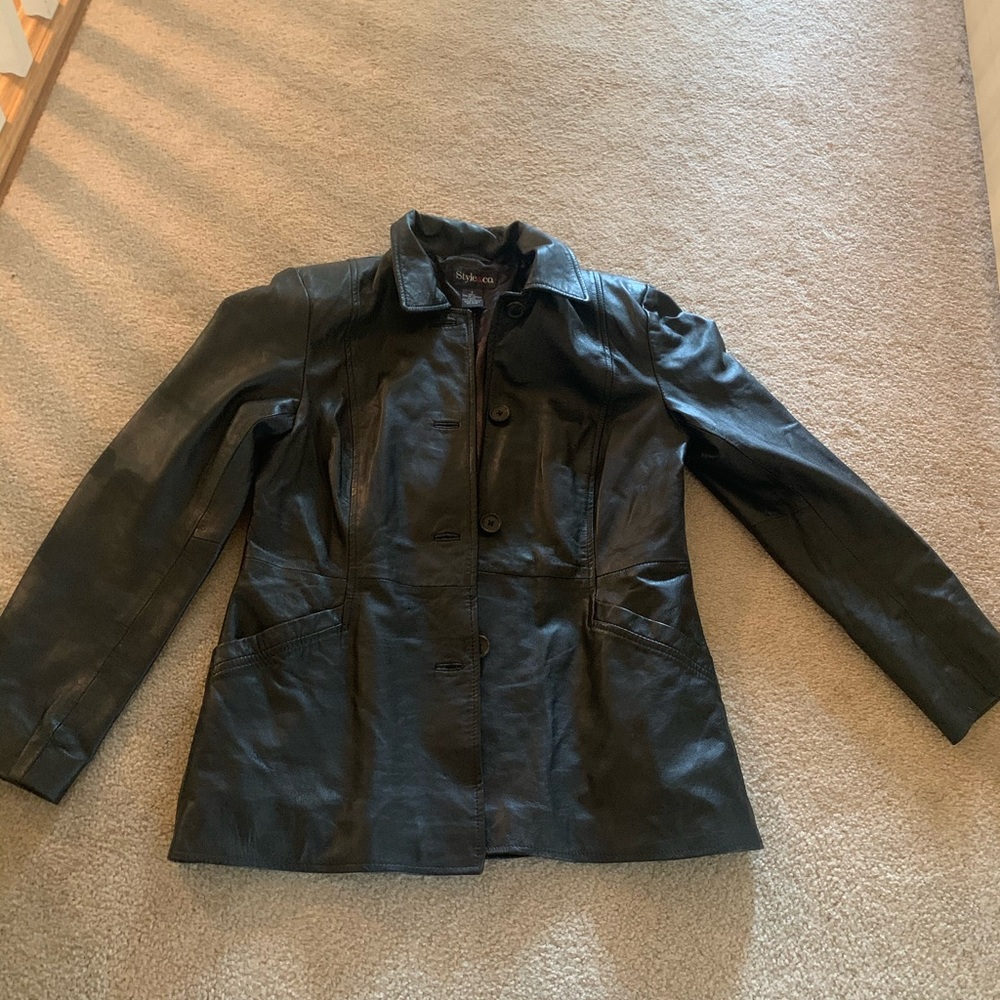 leather jacket